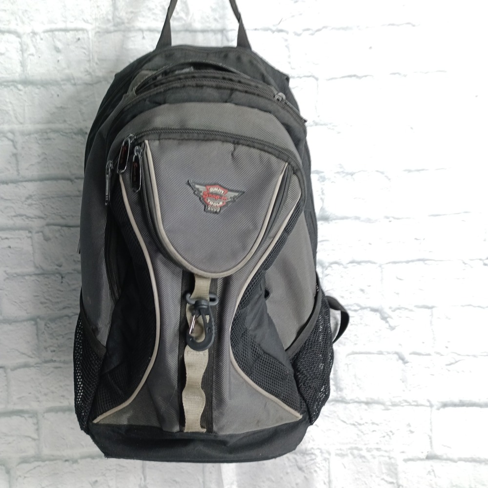 Snap-on Tools 2009 Commemorative Backpack Black Gray Multi-Pocket  Bag s12